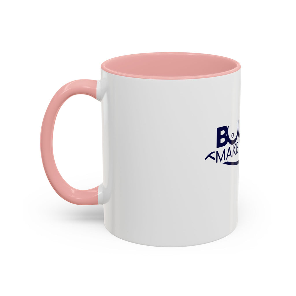 Accent Coffee Mug – "Boobies Make Me Smile" Funny Novelty Mug