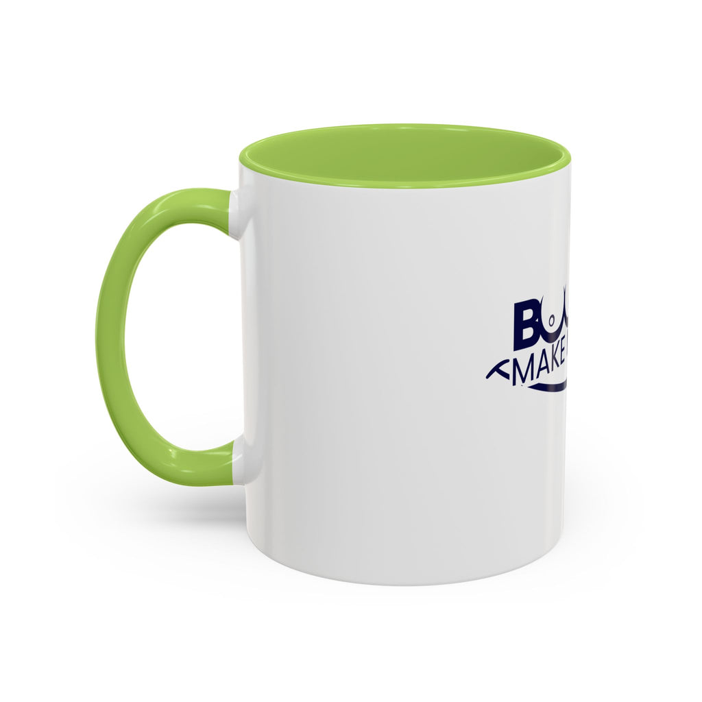Accent Coffee Mug – "Boobies Make Me Smile" Funny Novelty Mug