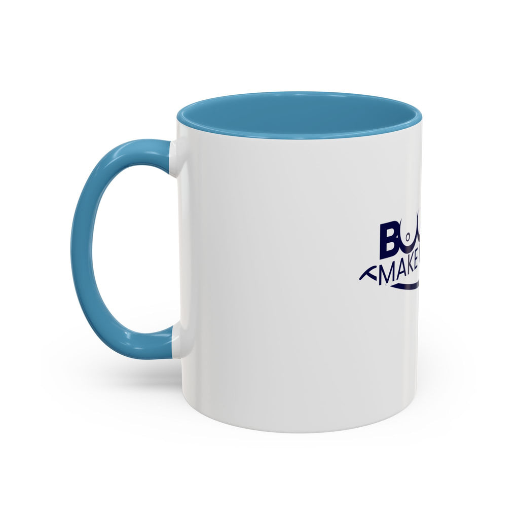 Accent Coffee Mug – "Boobies Make Me Smile" Funny Novelty Mug
